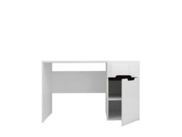 Impact Furniture Office Furniture Set Home Study Desk Tall Cabinet Wall Shelf White Gloss Azteca - thumbnail 3
