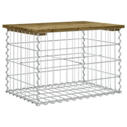 Walplus Garden Bench Gabion Design 63X44X42 Cm Impregnated Wood Pine - thumbnail 5