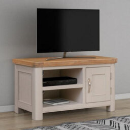Buttercup Farm Bologna Painted Small Tv Unit - L44 X W90 X H50 Cm - Oak