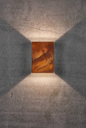 Nordlux Fold Outdoor Corten Wall Light Coastal/marine Safe Brown,mains Led