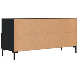 Berkfield Tv Cabinet Black 102X36X50 Cm Engineered Wood - thumbnail 8