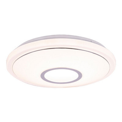 Luminosa Lighting Luminosa Connor 40Cm Flush Ceiling Light White Led Dimmable 2700-6500K Remote Control Tuya Smart - image 1