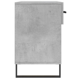 Berkfield Shoe Bench Concrete Grey 102X35X55 Cm Engineered Wood - thumbnail 7
