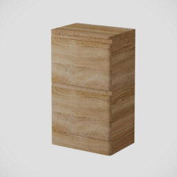 Affine Bathroom Cloakroom Vanity Unit Wash Storage Cabinet Countertop Basin Wood 500mm - thumbnail 3