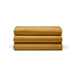 Belledorm Egyptian Cotton Blend Fitted Sheet Ochre (200Cm X 200Cm)