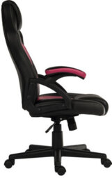 Teknik Kyoto Gaming Chair Pink With Gas Lift Seat Adjustment And Tilt Tension - thumbnail 3