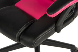 Teknik Kyoto Gaming Chair Pink With Gas Lift Seat Adjustment And Tilt Tension - thumbnail 6