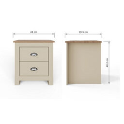 Gfw Lancaster 3 Piece Bedroom Set Cream - thumbnail 9