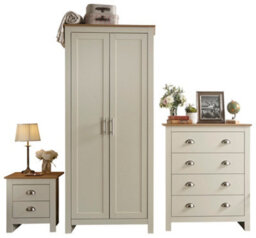 Gfw Lancaster 3 Piece Bedroom Set Cream - thumbnail 4