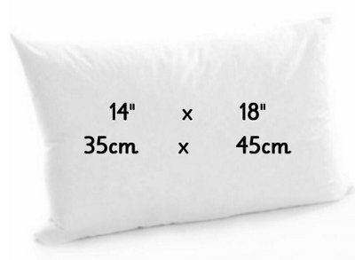 ARLinens Oblong Cushion Pads Rectangular Shape Cushion Insert Hollowfiber Filled Inner Fillers Extra Filled Cushion - image 1
