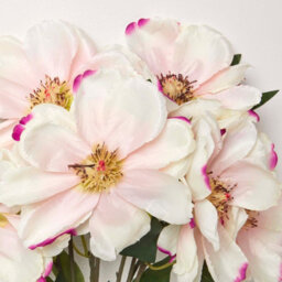 Homescapes Set Of 2 Artificial Pink & Cream Handcrafted Magnolia Bouquets, 50 X 25 Cm - thumbnail 4