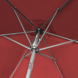 Sundaze 2.5M Wine Red Round Garden Parasol Unbrella Outdoor Patio Crank Tilt With Base - thumbnail 6