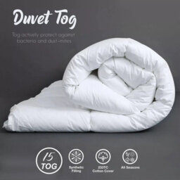 Moonlight Bedding Duvet 15 Tog Soft Hollowfibre, Skin-Friendly & Extra Warm, Double 200 X 200Cm - thumbnail 2