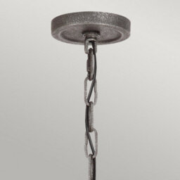 Luminosa Lighting Elstead Feiss Angelo 6 Light Chandelier Weathered Oak - thumbnail 4