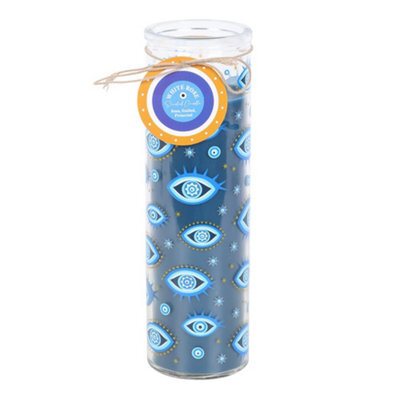 Something Different White Rose All Seeing Eye Tube Candle Blue (One Size) - image 1