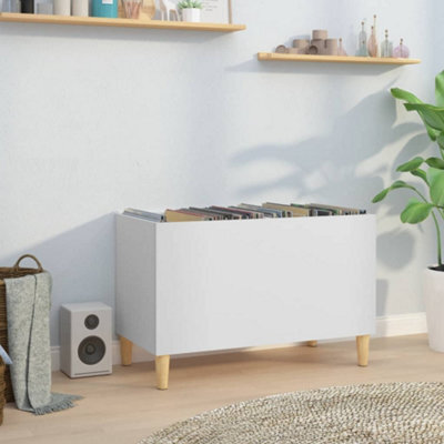 Walplus Record Cabinet White 74.5X38X48 Cm Engineered Wood - image 1