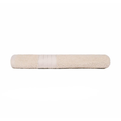 Ohs Luxury 100% Cotton Bath Sheet, 90 X 150Cm - Beige - image 1