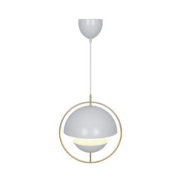 Nordlux Tavia Metal Pendant Light Dual Shade White,mains - thumbnail 4