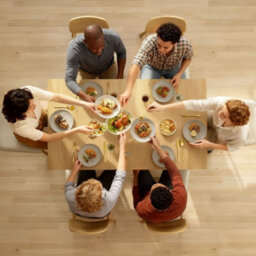 Homcom Folding Dining Table For 4-6, Drop Leaf Table, Natural - thumbnail 7