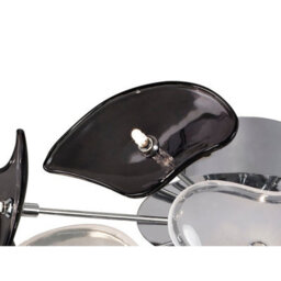 Luminosa Lighting Luminosa Otto Ceiling 21 Light G4, Polished Chrome/black Glass, Not Led/cfl Compatible - thumbnail 8