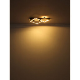 Luminosa Lighting Luminosa Lesina 59X36Cm Integrated Led Semi Flush Ceiling Light Chrome Led 3000K - thumbnail 5