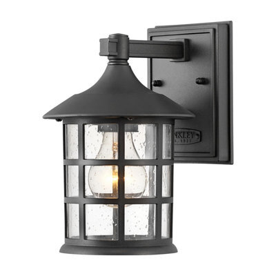 Luminosa Lighting Elstead Hinkley Freeport Outdoor Wall Lantern Textured Black, Ip44
