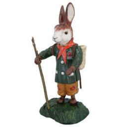 AB Tools Rabbit Figure Statue Cast Iron Mascot Ornament Sculpture House Home Animal - thumbnail 1