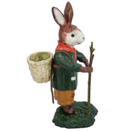 AB Tools Rabbit Figure Statue Cast Iron Mascot Ornament Sculpture House Home Animal - thumbnail 5