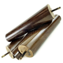 L&F Wood Legs Antique Brown 180mm High Set Of 4 Replacement Angled Furniture Legs Set Of 4 Sofas Chairs Stools M8 - thumbnail 5