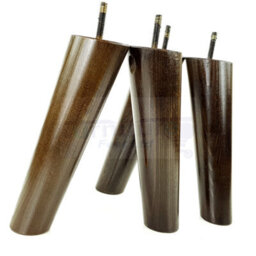 L&F Wood Legs Antique Brown 180mm High Set Of 4 Replacement Angled Furniture Legs Set Of 4 Sofas Chairs Stools M8 - thumbnail 6
