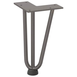 Berkfield Hairpin Legs For Coffee Table 4 Pcs Natural Steel 20 Cm Solid Steel - thumbnail 4