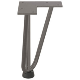 Berkfield Hairpin Legs For Coffee Table 4 Pcs Natural Steel 20 Cm Solid Steel - thumbnail 6