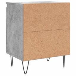Berkfield Elegant Bedside Cabinets 2 Pcs Concrete Grey 40X30X50 Cm Engineered Wood - thumbnail 8