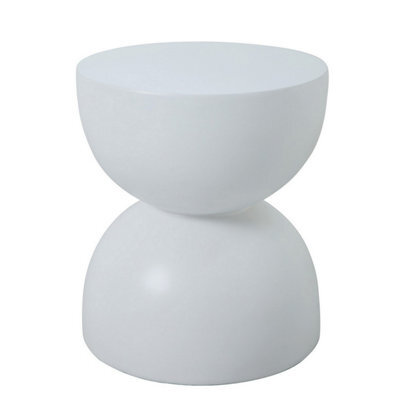 Nordlys Side Table In Black Magnesite Indoor Outdoor Modern Design Style Living Room - image 1