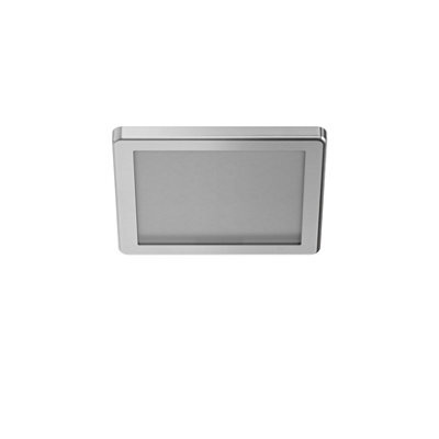 Sensio Plaza Stainless Steel Effect Mains-Powered Led Neutral White Under Cabinet Light Ip20 (L)100mm (W)100mm, Pack Of 3 - image 1