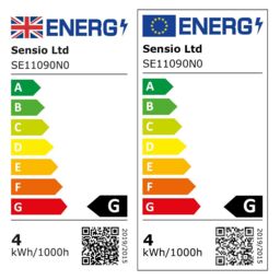 Sensio Plaza Stainless Steel Effect Mains-Powered Led Neutral White Under Cabinet Light Ip20 (L)100mm (W)100mm, Pack Of 3 - thumbnail 5