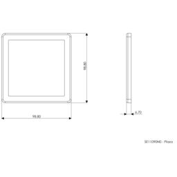 Sensio Plaza Stainless Steel Effect Mains-Powered Led Neutral White Under Cabinet Light Ip20 (L)100mm (W)100mm, Pack Of 3 - thumbnail 6