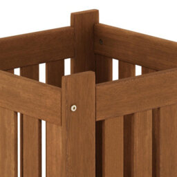 Walplus Turn-N-Tube Pair Of 3-Tier End Tables, Compact Storage Shelves, French Oak/black - thumbnail 7