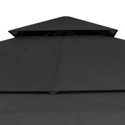 Walplus Gazebo With Double Extending Roofs 3X3X2.75 M Anthracite 180G/ma - thumbnail 6