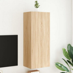 Walplus Tv Wall Cabinet Sonoma Oak 40.5X30X102 Cm Engineered Wood - thumbnail 1