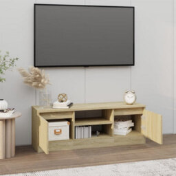 Berkfield Tv Cabinet With Door Sonoma Oak 102X30X36 Cm - thumbnail 3