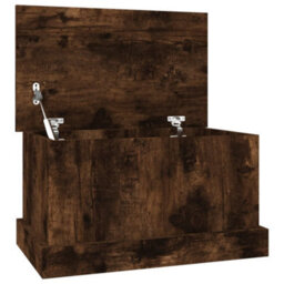 Walplus Storage Box Smoked Oak 50X30X28 Cm Engineered Wood - thumbnail 2