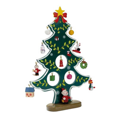 Midocean Wooden Christmas Decoration Multicoloured (One Size) - image 1