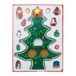 Midocean Wooden Christmas Decoration Multicoloured (One Size) - thumbnail 3