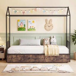 House Shaped Bed Frame Single Size House Bed - thumbnail 6