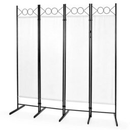 3 Panels Foldable Screen Room Divider Wall Privacy Screen Partition Freestanding - thumbnail 3
