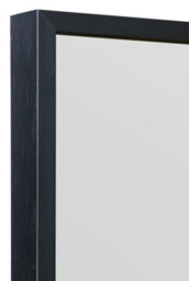 "Mirroroutlet Artus - Black Aluminium Edged Wall Mirror 47"" X 31"" (120Cm X 80Cm)" - thumbnail 7