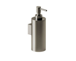 Cosmic Wall Mounted Soap Dispenser, 240 Ml Capacity,  Silver, Anti-Corrosion, Architect S+ Collection