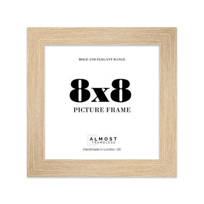 "5X5"" Silver Picture Frame - 5X5"" Square Frame With 1X1"" Mount For 5X5""/1X1"" Pictures Classic Style Room Decor, 1 Pack" - image 1
