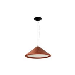Luminosa Lighting Luminosa Hue 3 Light Small Dome Ceiling Pendant Burgundy, E27